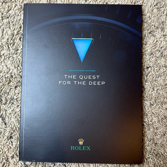 Rolex Other - Rolex Diver’s Watches The Question for The Deep Booklet